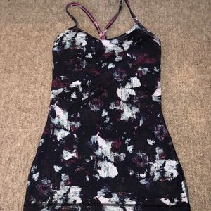 Lululemon Power Y Tank (Blue and Purple)